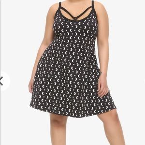 Black & White Moons & Stars Strappy Dress size 5